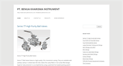 Desktop Screenshot of benuakharisma.com